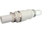 White Waste Pipe Inline Slim Non Return Valve 22Mm