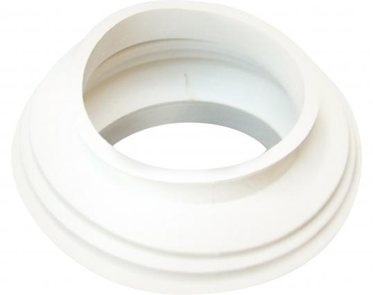 White Rubber Macerator Wc Connector