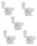 Bulk Buy 5 - Quality White Porcelain Toilet Sets at Uniflo Products