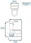 Uniflo Combo Package Toilet and Uniflo 4 plus Macerator Pump set.