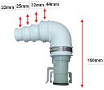 Unicom Semi Commercial Stepped Non Return Elbow