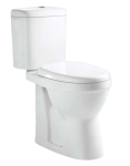 High Raised Toilet Pan, Cistern and Seat - Comfort for the Less Abled - Uniflo