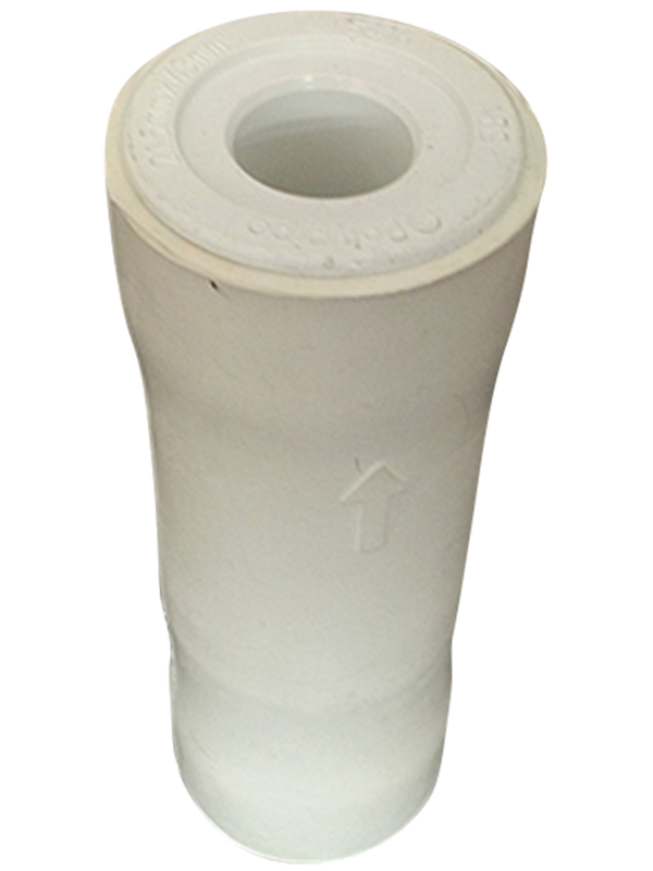 White Waste Pipe Inline Non Return Valve 22Mm