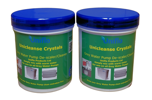 Unicleanse Crystals Greywater Pump De-Scaler Cleaner