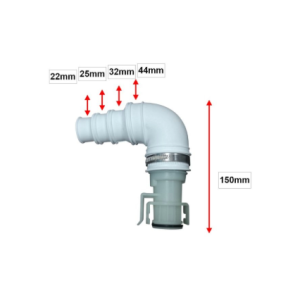 Unicom Semi Commercial Stepped Non Return Elbow