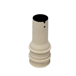 White Rubber Macerator Discharge Lid Outlet
