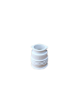 White Short Waste Inlet Connector 40Mm X 30Mm