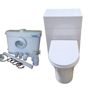 Toilet vanity macerator set