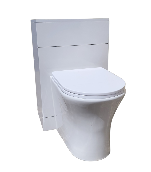 WC Vanity with back to wall toilet pan